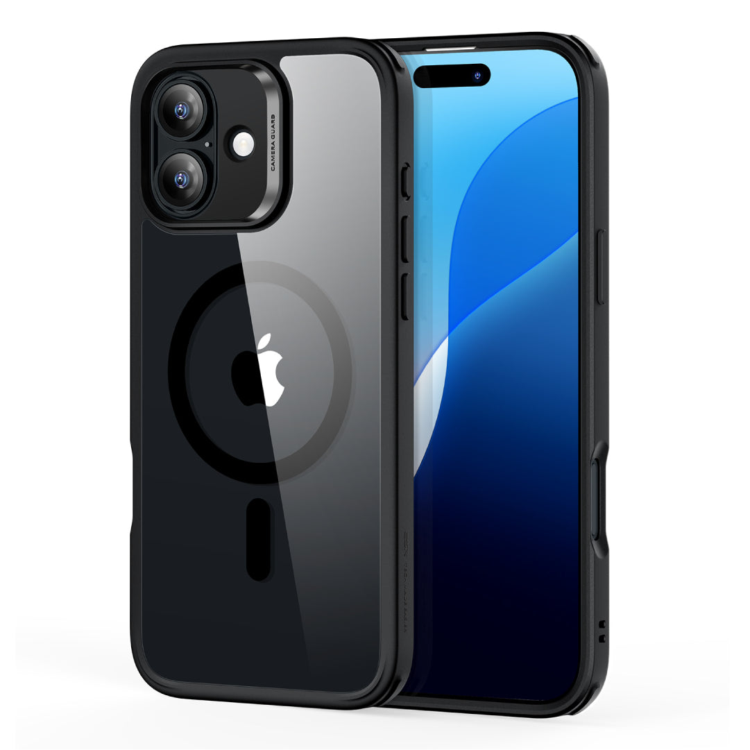 Classic Hybrid Phonecase Clear Black iPhone 16