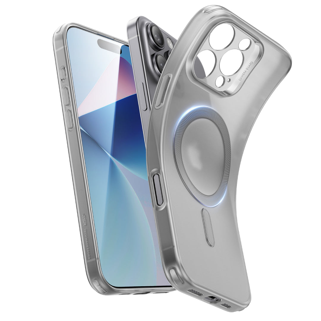 Zero Clear Phonecase Frosted Gray 16 Pro Max