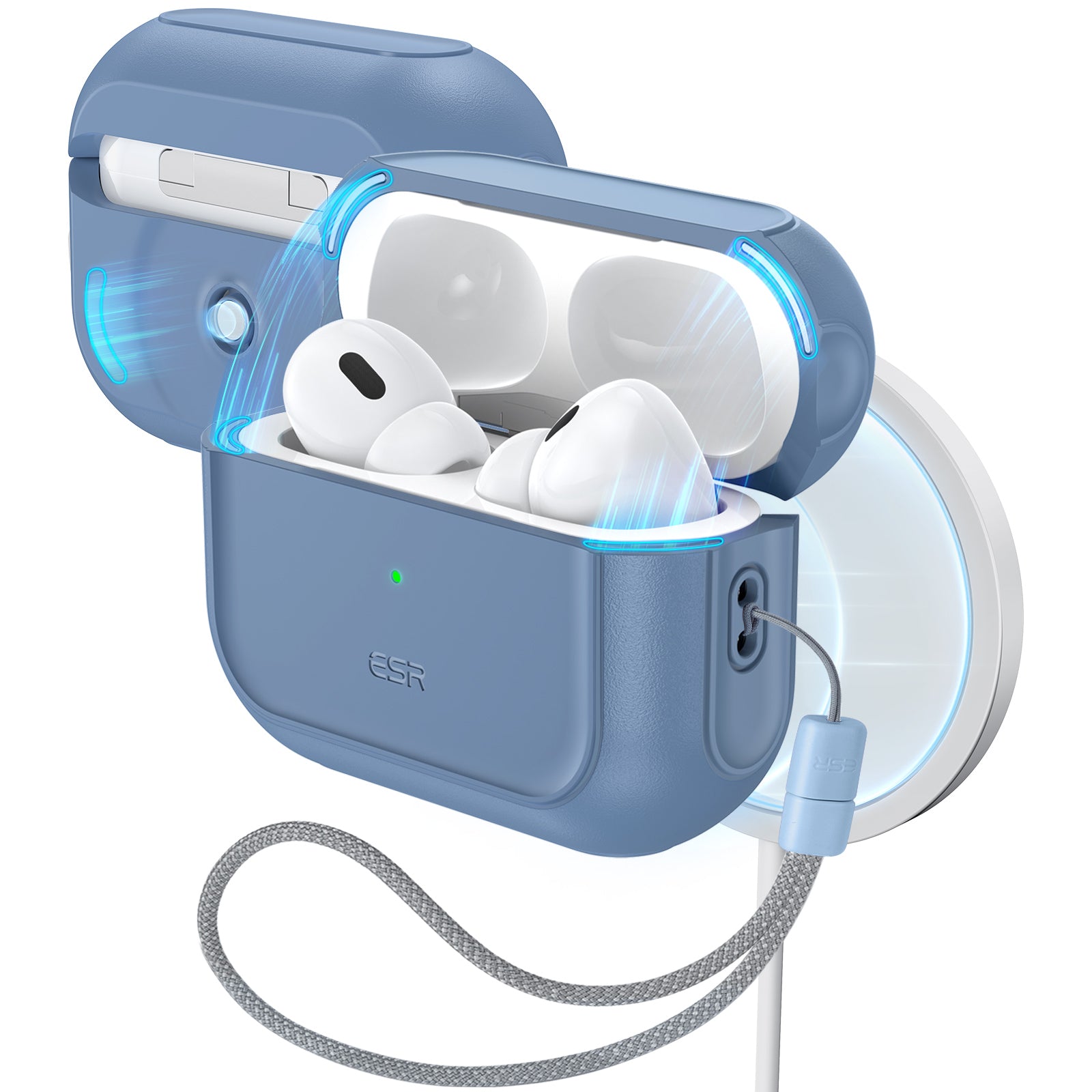 ESR Orbit Hybrid Case for AirPods Pro HaloLock