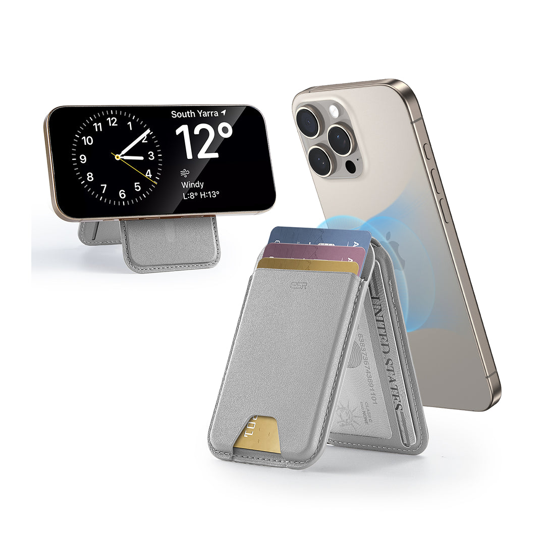 ESR HaloLock Vegan Leather Wallet Stand