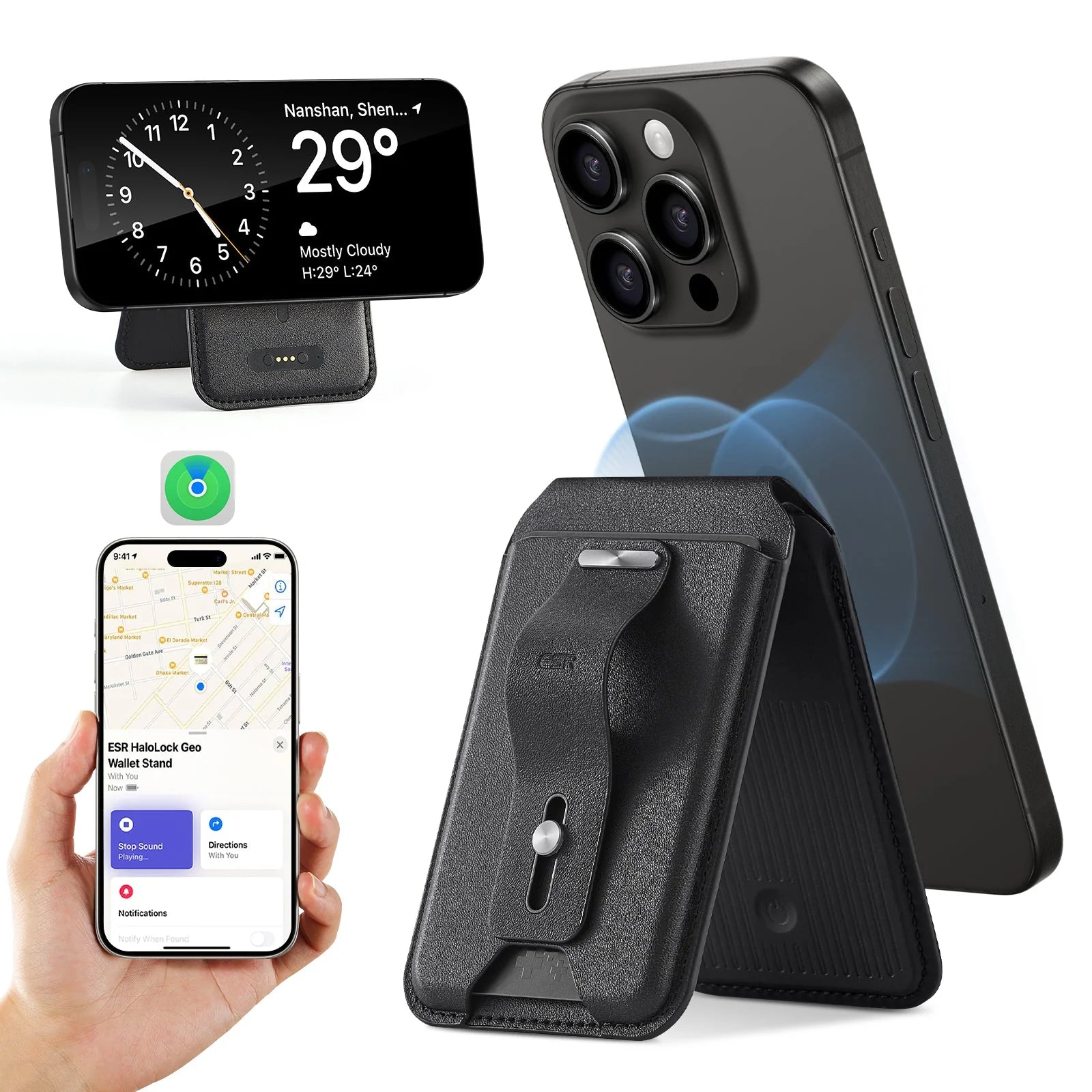 ESR Geo Wallet Stand (HaloLock)
