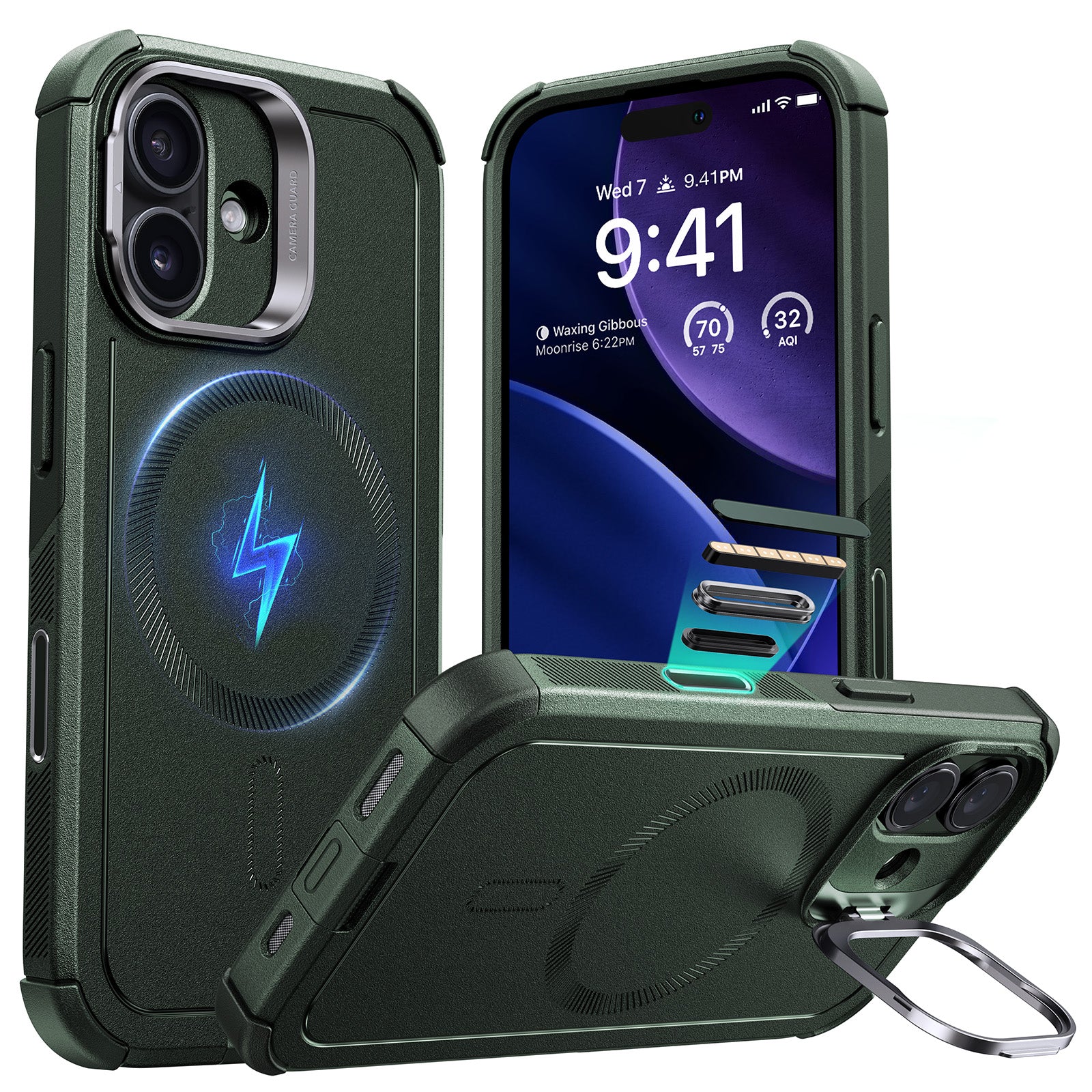 ESR Cyber Tough Magnetic Case for iPhone 17