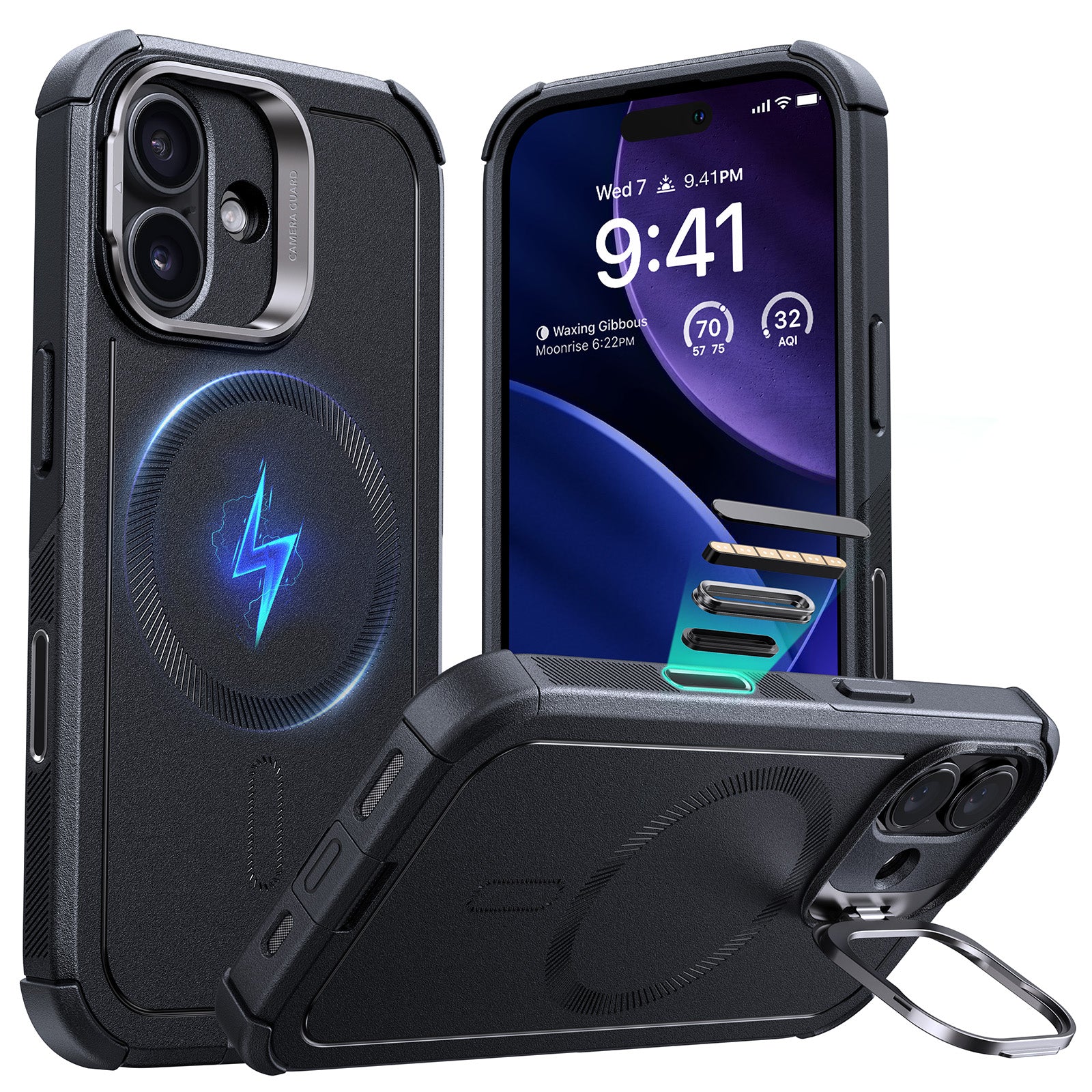 ESR Cyber Tough Magnetic Case for iPhone 17