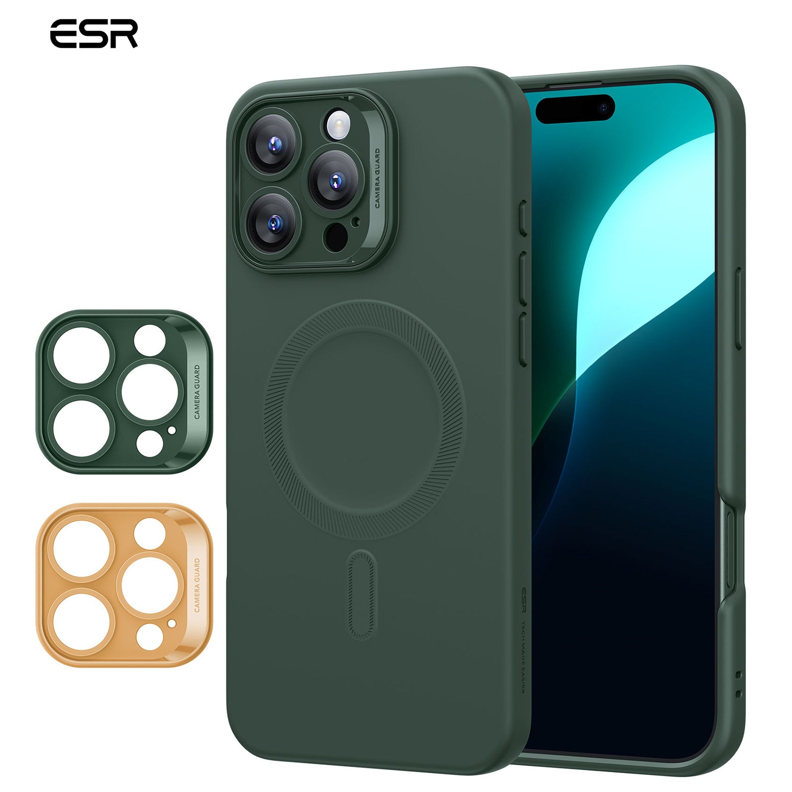 ESR Cloud Soft Case (HaloLock) for iPhone 16 Pro