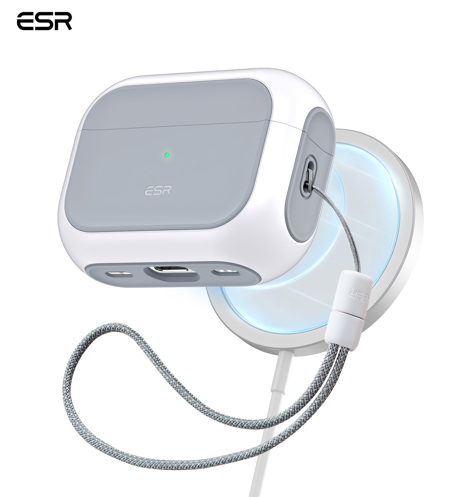 ESR Orbit Hybrid Case for AirPods Pro HaloLock