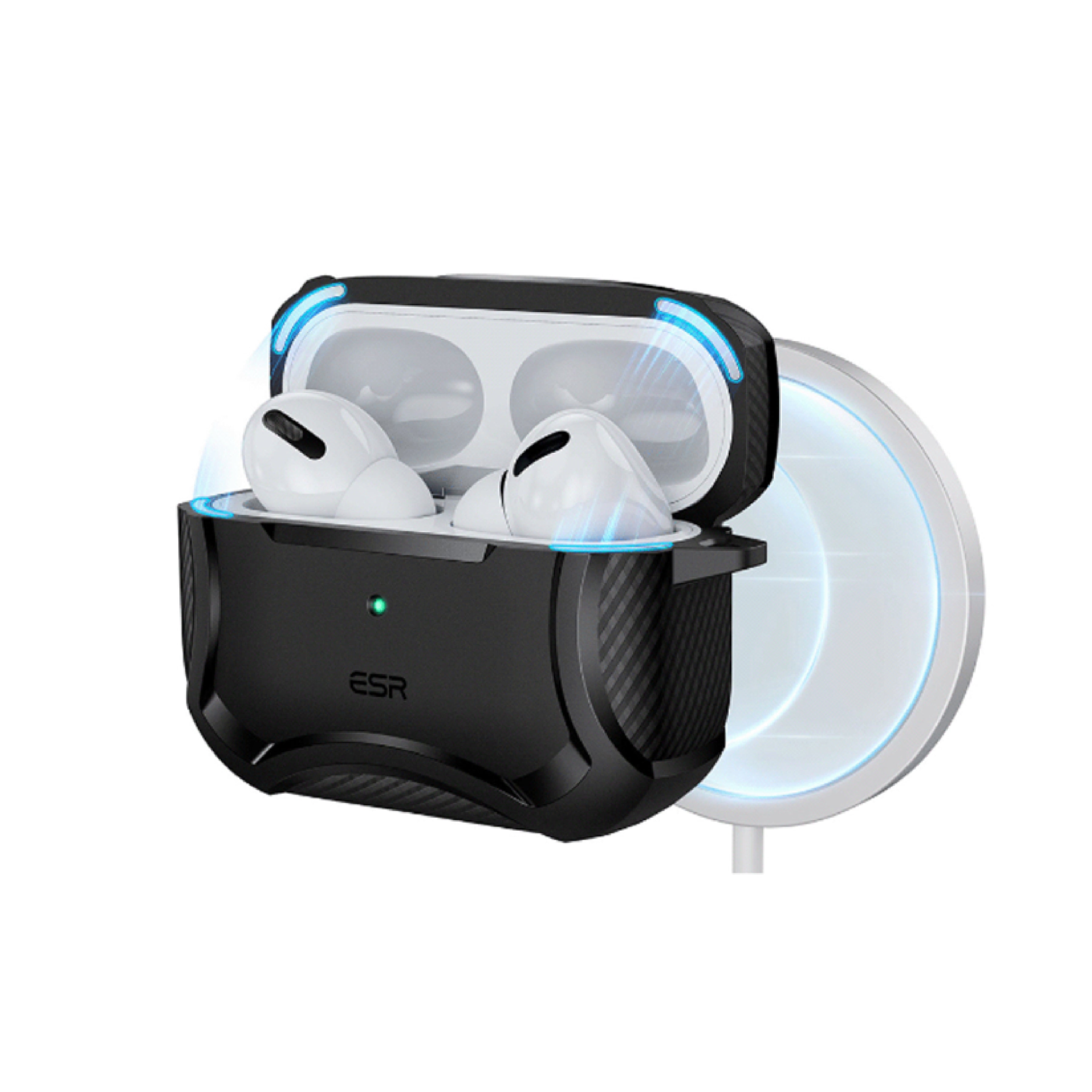 ESR Cyber Armor Tough Case with HaloLock for AirPods Pro (2022/2019)