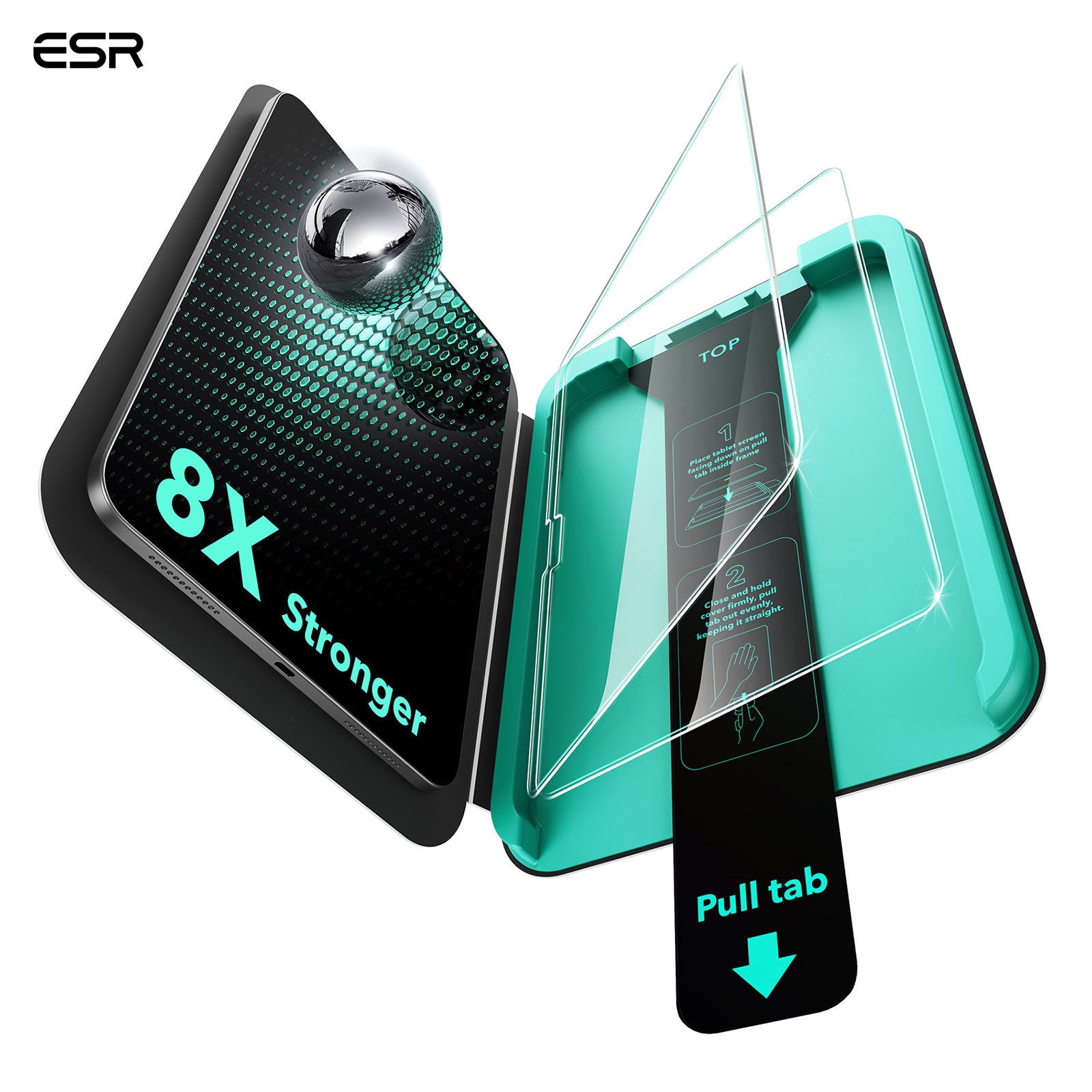 ESR UltraFit Armorite Screen Protector for iPad 10/11 (A16) (2-Pack)