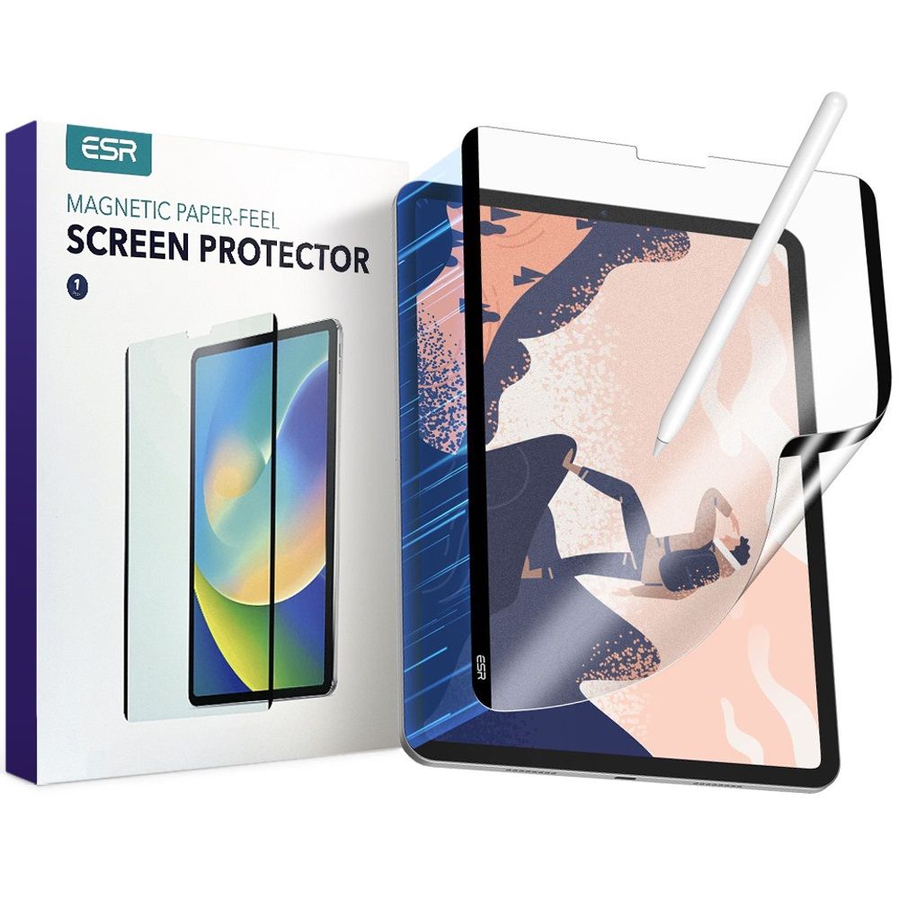 Paper-Feel Magnetic Screen Protector for iPad