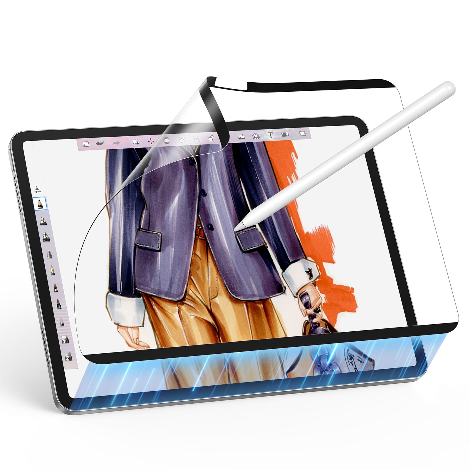 ESR Paper-Feel Magnetic Screen Protector for iPad Pro 11 (2024)