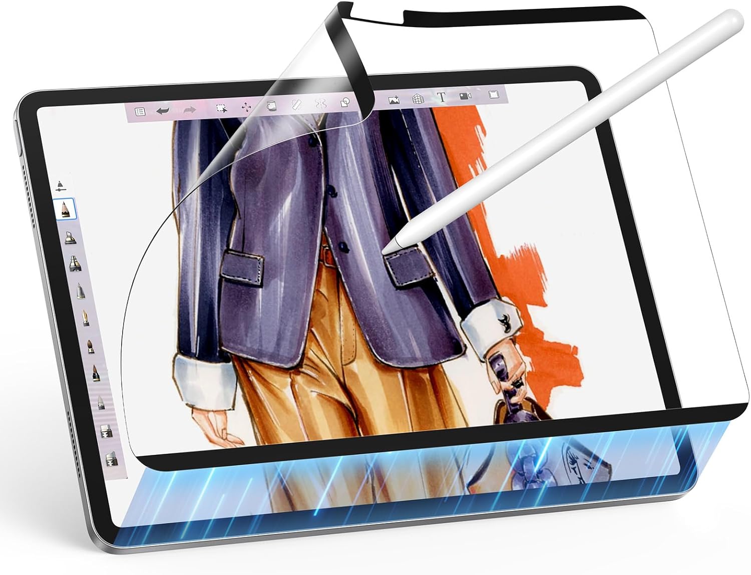 ESR Paper-Feel Magnetic Screen Protector for iPad Pro 13 (2024)