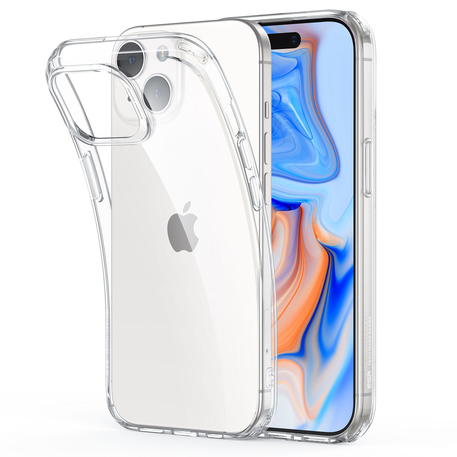 ESR Zero Clear Case Compatible with iPhone 15