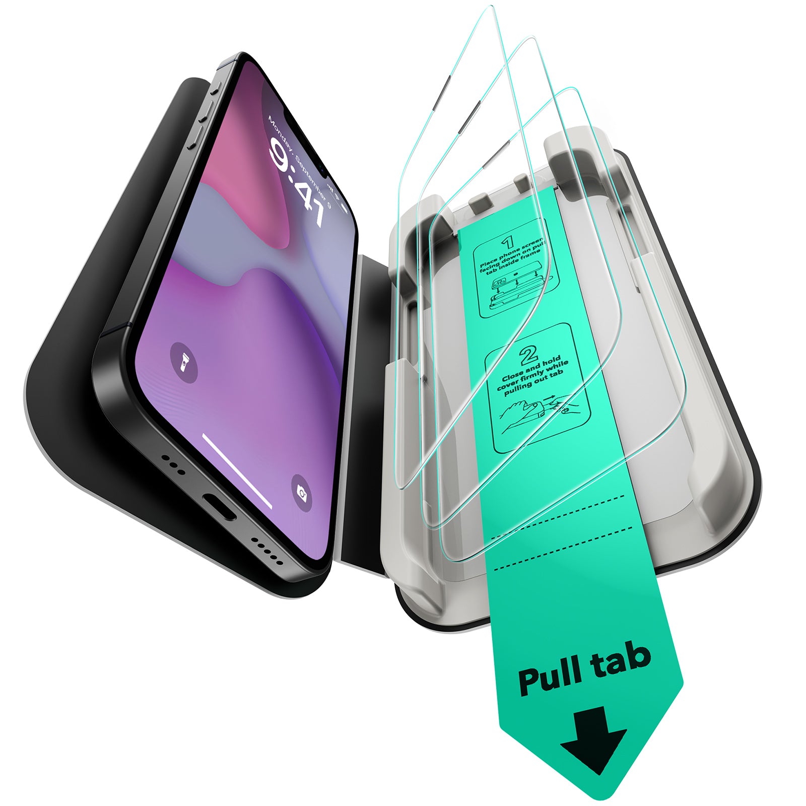 ESR Tempered Glass Screen Protector for iPhone 16/15